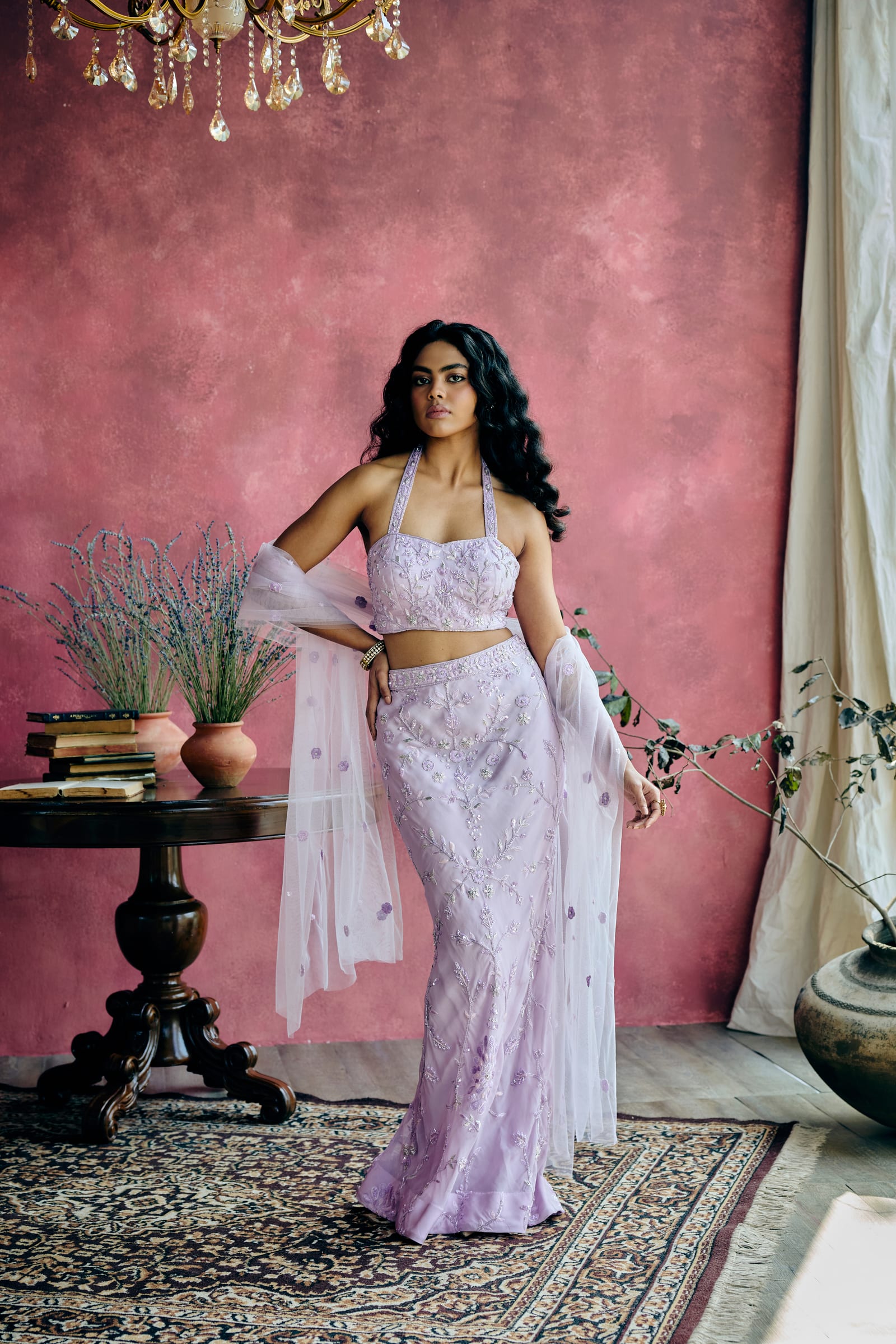 Ivory Zardozi Lehenga