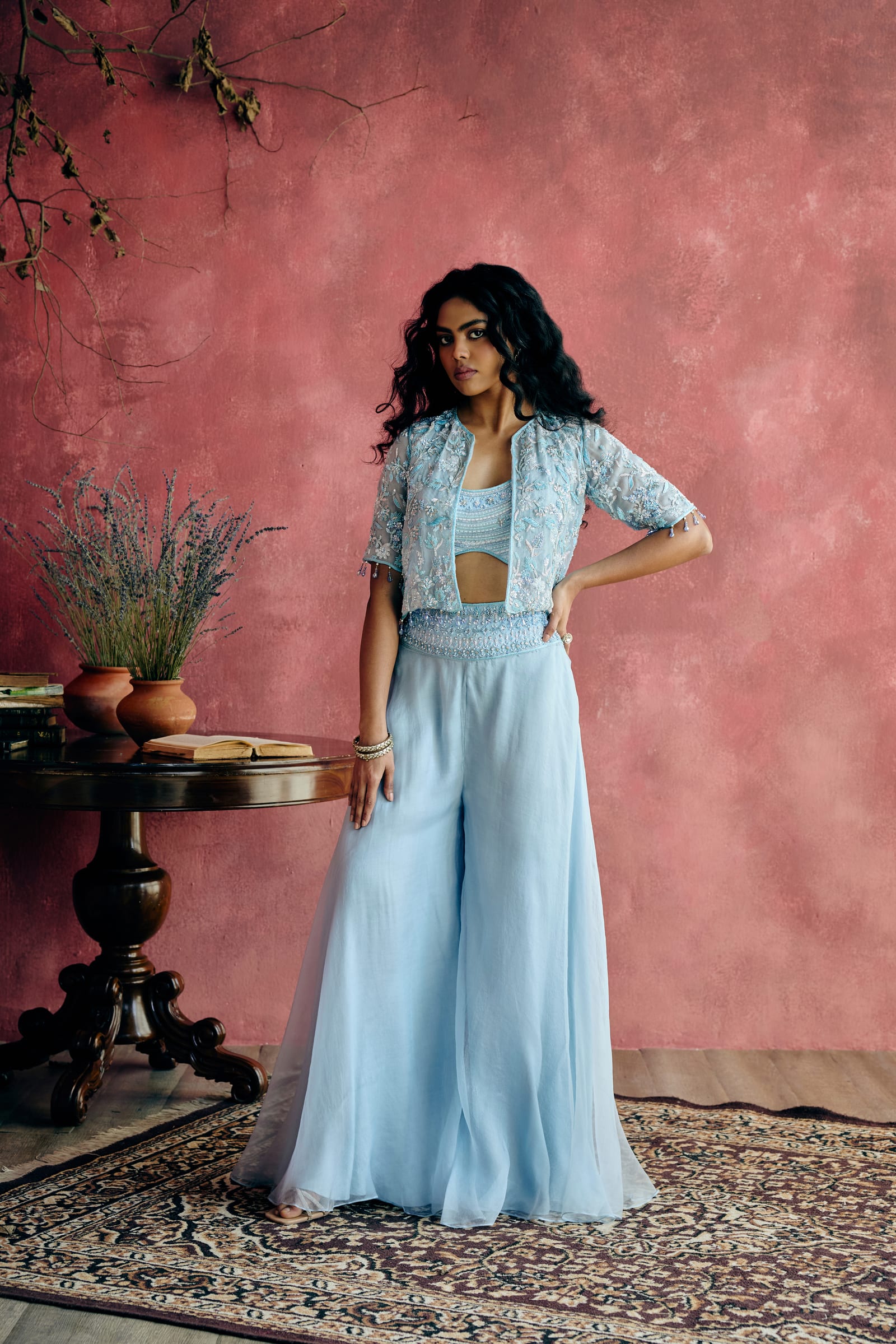 Black Cape Jumpsuit Hover